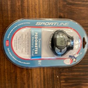 Sportline Trainer Pedometer with Memory Timer